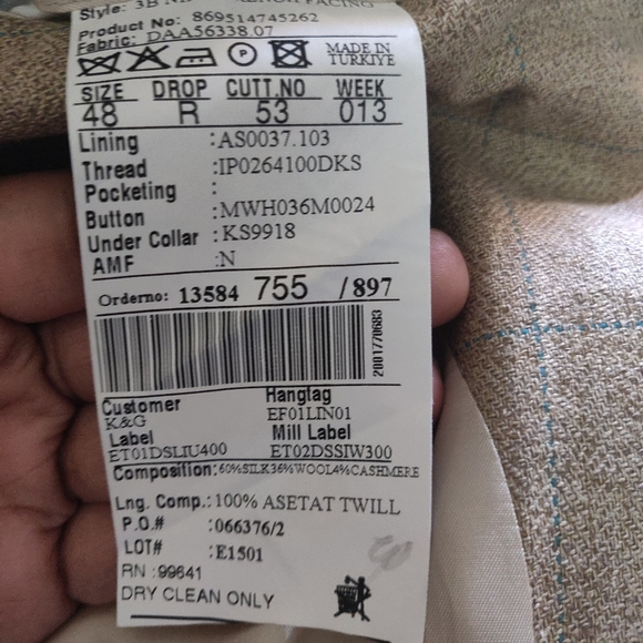 Linea Uomo Blazer - Picture 5 of 5